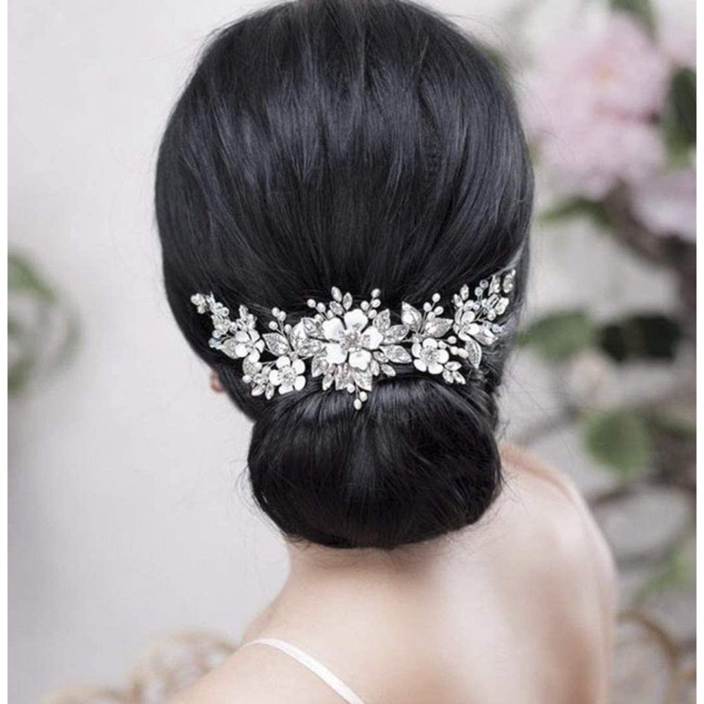 Bridal Hair Vine Silver
